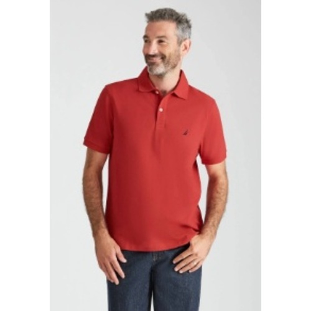 Nautica Performance Deck Polo Shirt Mens XXL Red Classic Fit Preppy Casual NWT